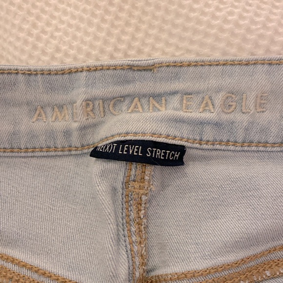 American Eagle Light Blue Jean Shorts - Picture 3 of 3